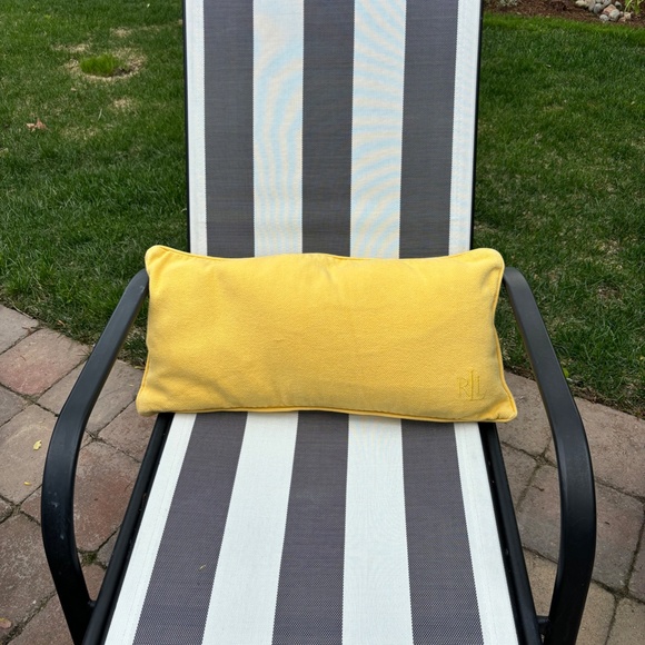 Lauren Ralph Lauren Other - Ralph Lauren yellow oblong pillow cover